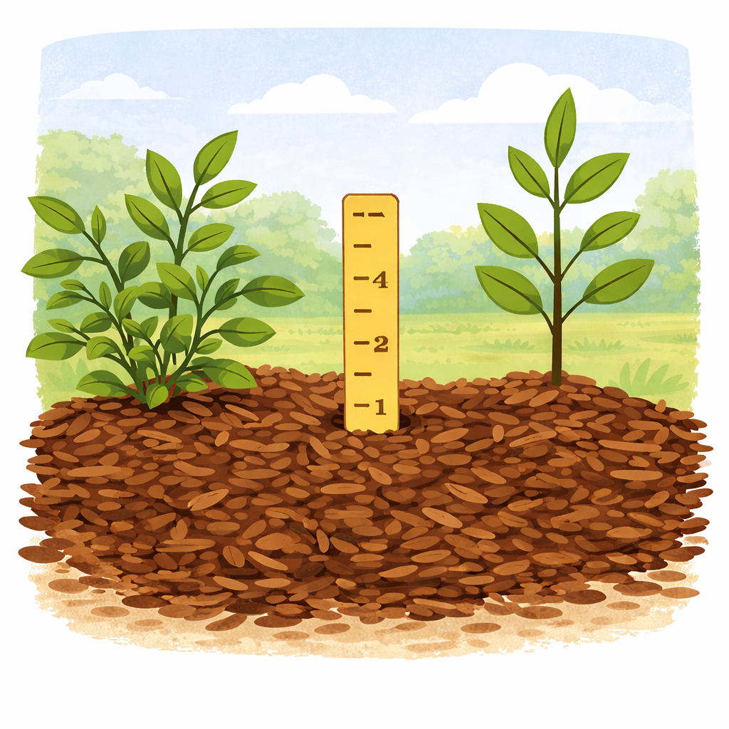 How Thick Should Mulch Be?