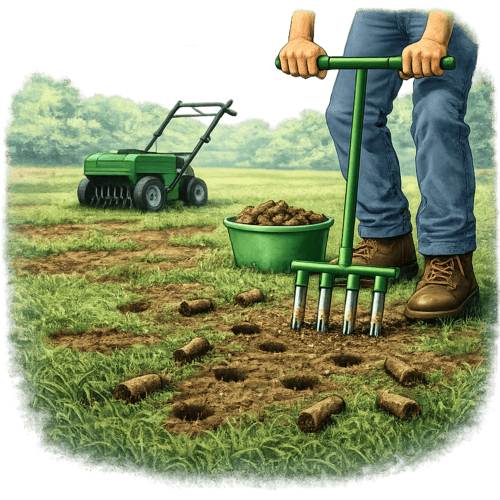 How to Aerate Lawn Yourself 